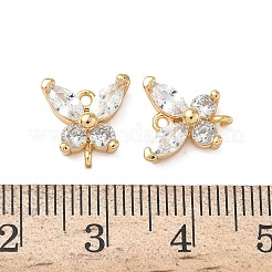 Латунные подвески из прозрачного кубического циркония&nbsp;KK-Z136-70G