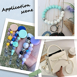 Набор для самостоятельного изготовления браслета с подвеской из силиконовых бусин&nbsp;DIY-SC0024-67