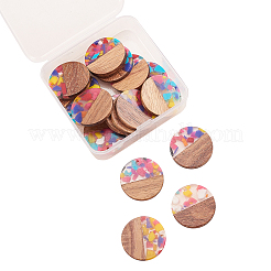 Подвески из смолы и ореха&nbsp;RESI-CJ0001-203