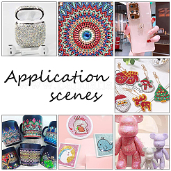 2 шт. 2 цвета пластиковых стразов для дизайна ногтей ручки-пипетки MRMJ-FH0001-38