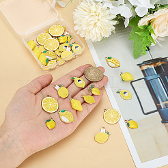 40 шт. 8 стиля подвески из сплава эмали и смолы&nbsp;ENAM-ME0001-56