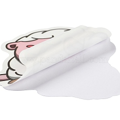 50 шт. водонепроницаемые бумажные наклейки с изображением мультяшных животных&nbsp;LS-STIC-R001-10