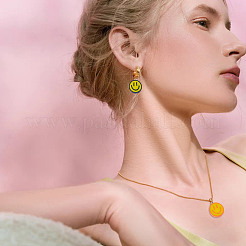 40 шт. подвески из непрозрачной смоляной эмали 10 цветов RESI-GO0001-03