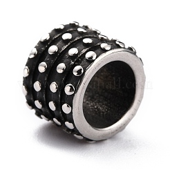 Европейские бусины из нержавеющей стали 304 STAS-B011-10AS