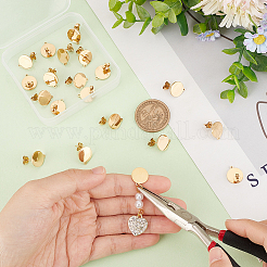 10 пара сережек-гвоздиков из нержавеющей стали 304 STAS-UN0042-35