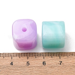 Zweifarbige Acrylperlen in Edelsteinoptik&nbsp;AC-CBA7B05-22