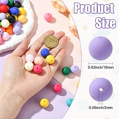 Прорезиненные стиль непрозрачной акриловые бусины&nbsp;MACR-CJC0009-02A