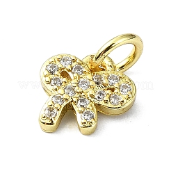 Ottone micro spianare pendenti zirconi&nbsp;KK-H475-22G-02