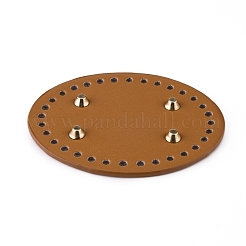 Pu Leder ovale Tasche Boden&nbsp;FIND-WH0056-02A