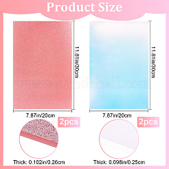 2 лист блестящий акриловый лист DIY-CP0007-51