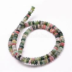 Природного индийского агата бисер нитей G-N0173-04-2x4mm