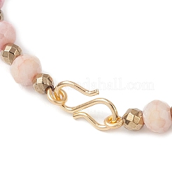 3шт 3-х цветные браслеты из стеклянных бусин для женщин&nbsp;BJEW-JB12137