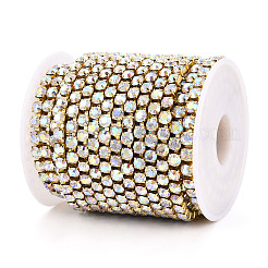 Chaînes en laiton avec strass&nbsp;CHC-T001-SS24-02G
