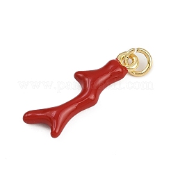 Латунь эмаль подвески&nbsp;KK-D409-34G