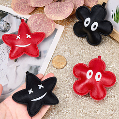 4 шт. 4 стиля подвески из искусственной кожи&nbsp;FIND-CL0001-25