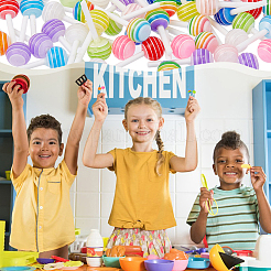 150 шт. 3D леденец из смолы для нейл-арта&nbsp;FIND-DC0007-89