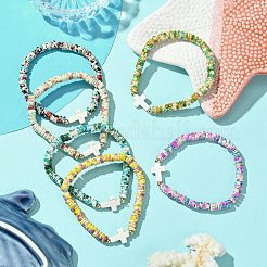 6шт. синтетические бирюзовые бусины BJEW-JB11406