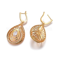 (продажа фабрики ювелирных изделий) наборы ювелирных изделий из латуни с микро-паве из кубического циркония SJEW-F189-16G