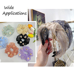 3 рулон двухцветной органзы с кружевной отделкой&nbsp;ORIB-BT0001-04