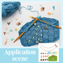 Наборы инструментов для вязания белки и лисы своими руками HJEW-NB00148