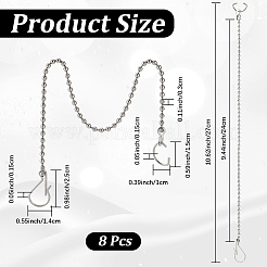 Цепь для туалетного демпфера из нержавеющей стали 304 FIND-CN0001-91A
