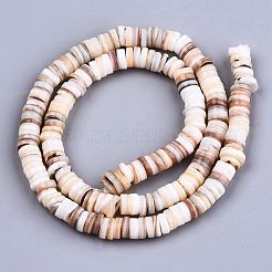 Нити бусин из натуральных пресноводных ракушек SHEL-N026-94A-01
