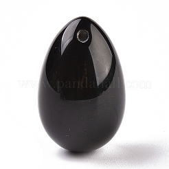 Pendentifs en obsidienne naturelle&nbsp;X-G-P438-F-05