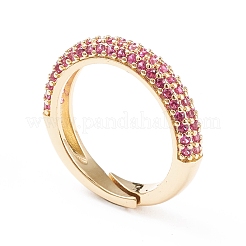 Регулируемые латунные микропрофилированные кубические кольца из циркония RJEW-L098-007C-G