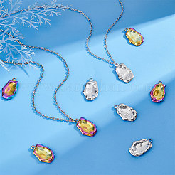 12 шт. подвески из нержавеющей стали 304 двух цветов&nbsp;STAS-UN0039-62