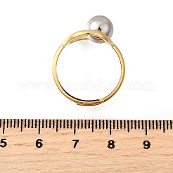 Кольца-манжеты из нержавеющей стали 304 для женщин&nbsp;RJEW-V014-02GP