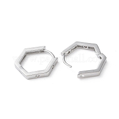 Латунные микро проложить серьги обруча кубического циркония EJEW-P259-12P