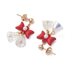 Серьги-гвоздики из нержавеющей стали 304&nbsp;EJEW-JE06054