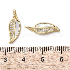 Латунные микро проложить кубического циркония подвески&nbsp;KK-U070-14B-G