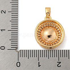 Messing micro pave klare zirkonia anhänger&nbsp;KK-N254-118G-01