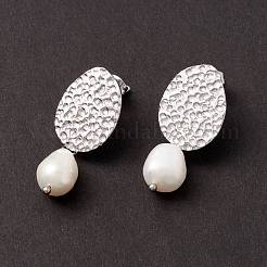 Серьги-гвоздики из нержавеющей стали 304 EJEW-M208-05P