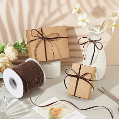 100 ярд односторонней бархатной ленты DIY-WH0656-16A