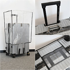 透明PVC荷物カバー  透明な旅行用スーツケースプロテクター  30インチのスーツケース用  透明  665x535x337mm&nbsp;AJEW-WH0485-02D