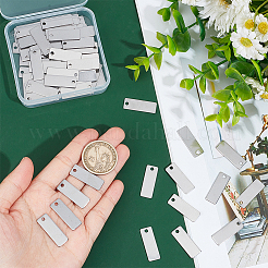 80 шт. 304 нержавеющая сталь штампованная пустая бирка подвеска&nbsp;STAS-UN0054-24