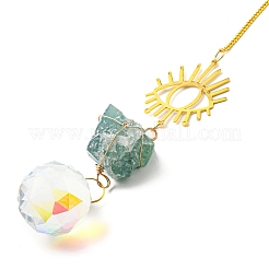 Самородки в проволочной оболочке&nbsp;HJEW-C008-02F-G