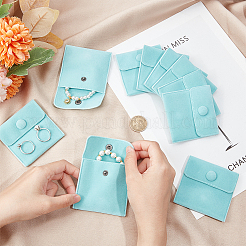 Квадратные бархатные сумки для украшений TP-BBC0001-01B-02