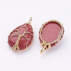 Pendentifs en pierre mixtes&nbsp;G-P269-M-G