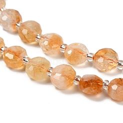 Природный цитрин бисер нитей G-B153-A09