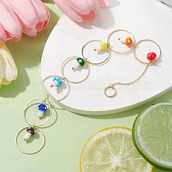 Подвеска в виде гриба чакры ручной работы HJEW-JM01648-02