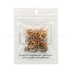 30 шт. 3 стиля ионного покрытия (IP) 316l хирургическая нержавеющая сталь фурнитура для сережек с застежкой-рычагом STAS-FS0001-18M