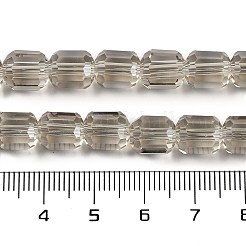 Стеклянные бусины с гальваническим покрытием &nbsp;GLAA-G112-07C