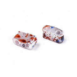 2-trou perles rocailles en verre opaque&nbsp;SEED-N004-002-A04