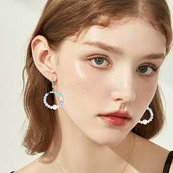 1200 шт. 4 стиля АБС пластик имитация жемчуга круглые бусины&nbsp;DIY-SP0004-65