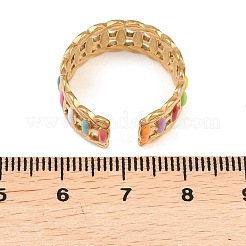 Offene Manschettenringe aus Edelstahl 304 für Damen&nbsp;RJEW-I113-02G-03