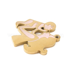 День матери день матери эмалевые подвески из нержавеющей стали 304 STAS-R168-03A-G