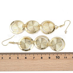 Сплав болтающиеся серьги EJEW-S260-01E-G